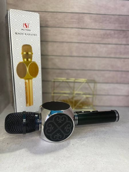 Бездротовий караоке мікрофон magic karaoke pro дитячий мікрофон караоке,колонка, караоке мікрофон,black ( ys-63 )