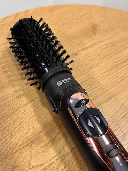 Фен щітка з обертанням Professional Hot AIR BRUSH фен для волосся, фен-щітка браш для об'єму, браш для волосся 1000 Вт