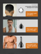 Тример для бороди STYLISH PROFESSIONAL SET Машинка для стрижки волосся аккумуляторна, тример для носа, універсальний тример для тіла, тример для гоління