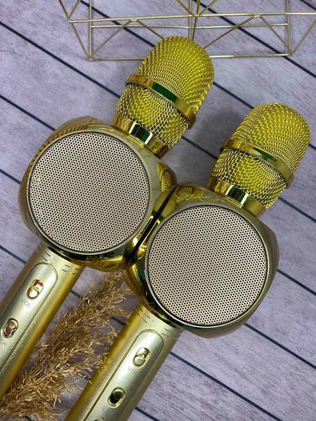 Бездротовий караоке мікрофон magic karaoke pro дитячий мікрофон караоке,колонка, караоке мікрофон,gold ( ys-63 )