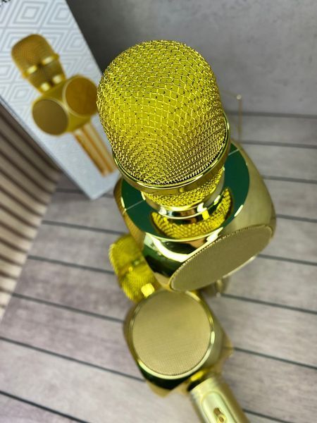 Бездротовий караоке мікрофон magic karaoke pro дитячий мікрофон караоке,колонка, караоке мікрофон,gold ( ys-63 )