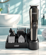 Машинка для стрижки акумуляторна VGR trimmer set тример для стрижки волосся, акумуляторний тример для бороди Сірий ( V 107 )