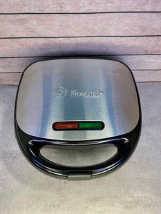 Мультимейкер 4 в 1 Domotec Multigrill 1000W Бутербродниця, Сендвічниця, Вафельниця, Гриль зі Знімними Формами ( 7704 )