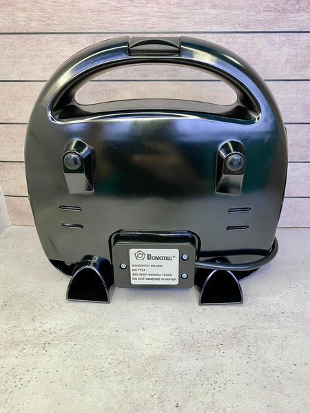 Мультимейкер 4 в 1 Domotec Multigrill 1000W Бутербродниця, Сендвічниця, Вафельниця, Гриль зі Знімними Формами ( 7704 )