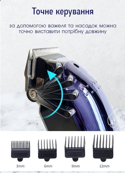 Машинка для стрижки собак, машинка для стрижки котів, набір для грумінгу для тварин Saeday