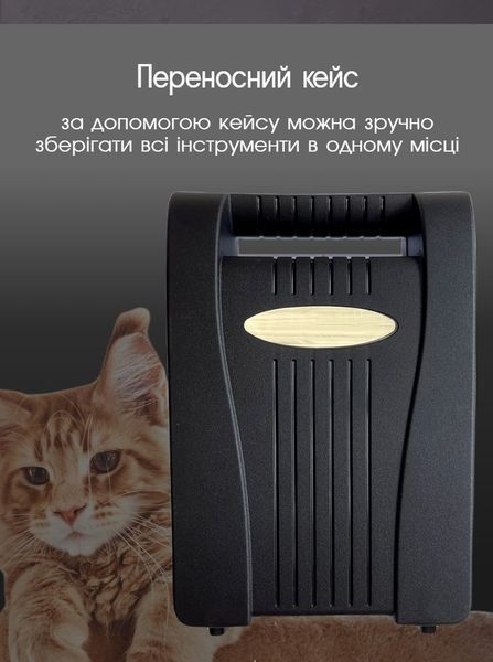 Машинка для стрижки собак, машинка для стрижки котів, набір для грумінгу для тварин Saeday
