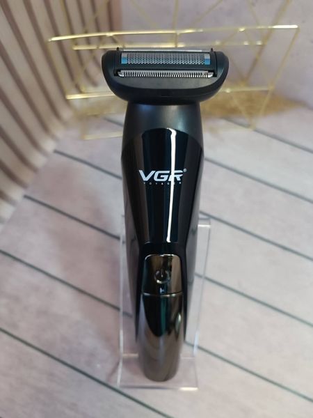 Машинка для стрижки аккумуляторная Vgr Lemex Trimmer Set триммер для стрижки волос, аккумуляторный триммер для бороды Черный ( v 012 )
