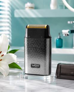 Шейвер для гоління Електробритва чоловіча VGR GRAPHITE SHAVER Бритва для гоління електрична, тример для бороди, тример для гоління 5 Вт